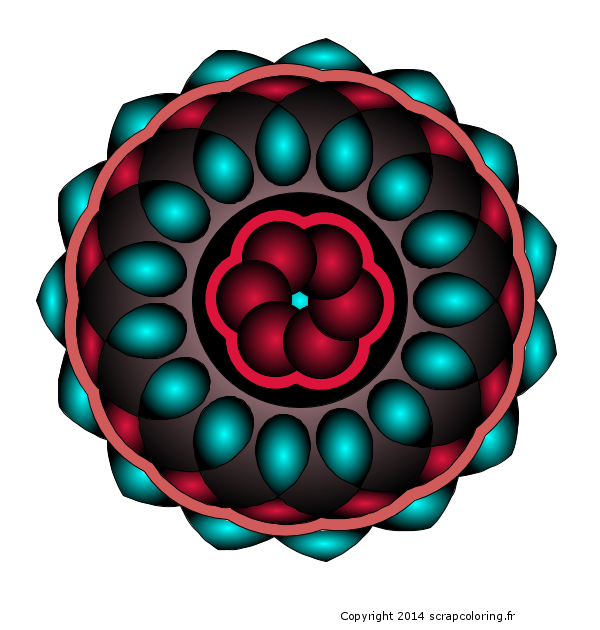 Coloriage Mandala
