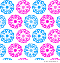 Motif Fleur pour Maman