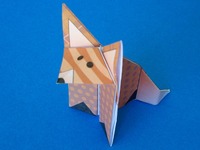 Renard en Origami