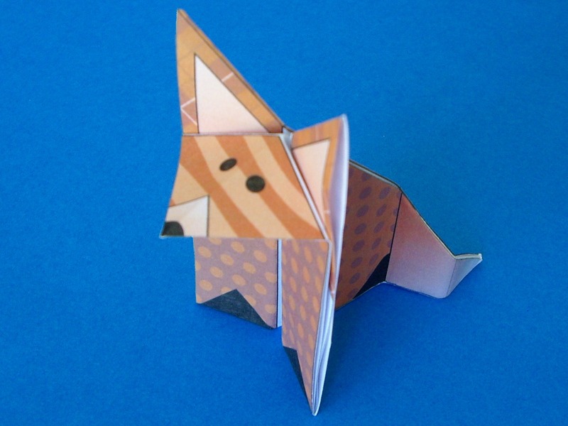 Renard en Origami