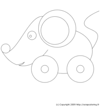 Voiture souris